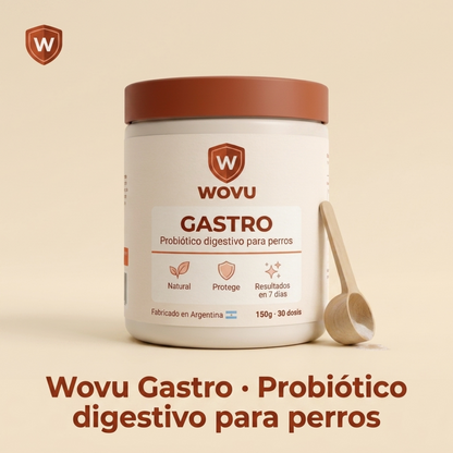 Wovu Gastro — Probiótico digestivo para perros